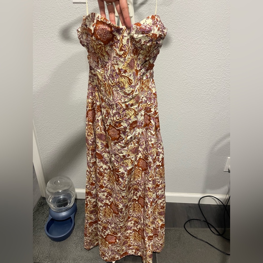 Floral Print Maxi Dress